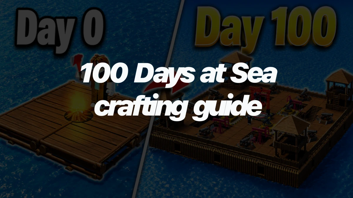 100 Days at Sea crafting guide: what to build first