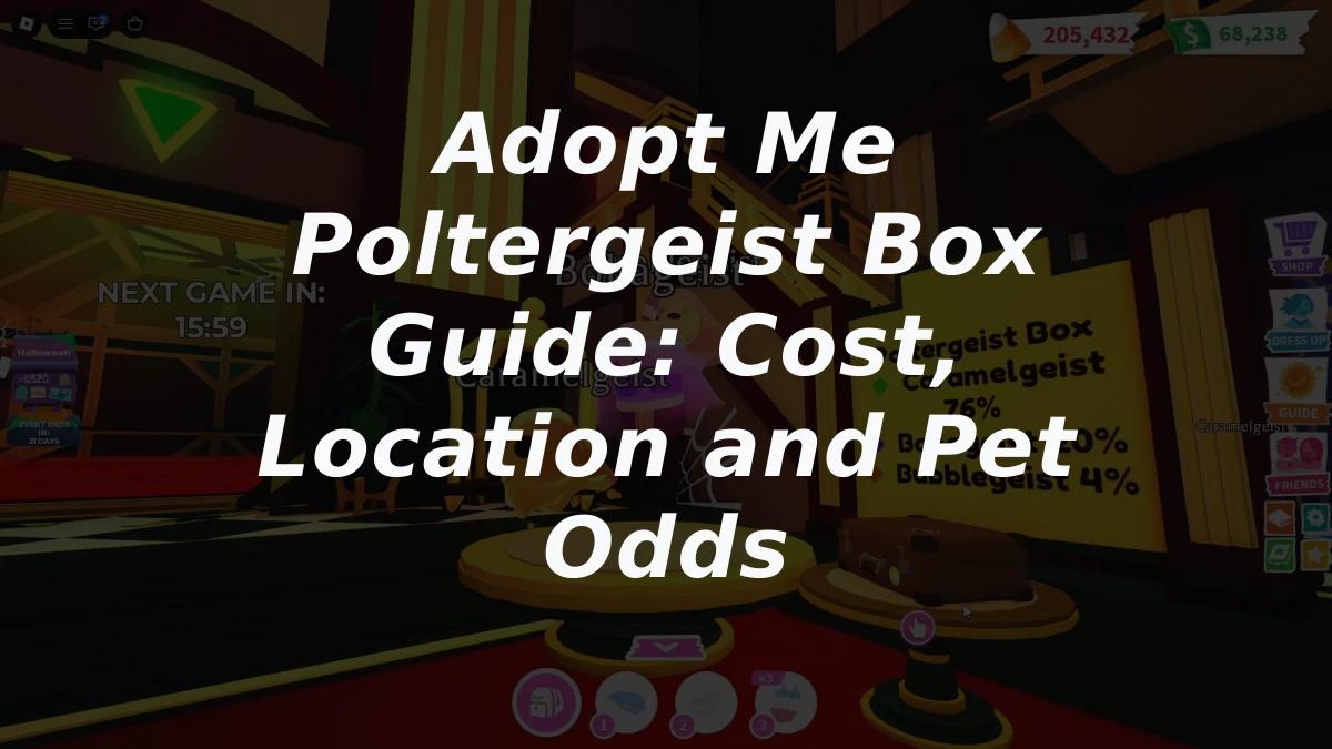 Adopt Me Poltergeist Box Guide: Cost, Location and Pet Odds