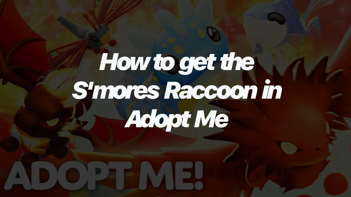How to get the S'mores Raccoon in Adopt Me