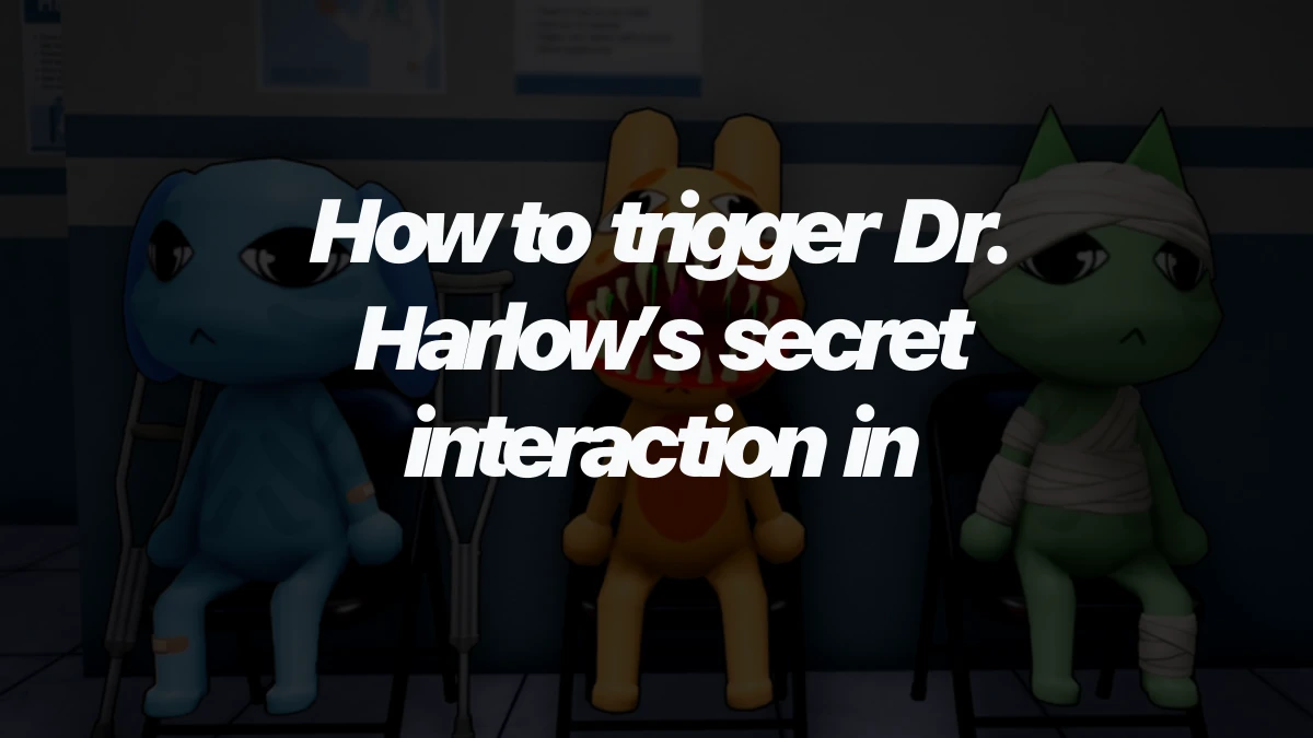 How to trigger Dr. Harlow’s secret interaction in Roblox Animal Hospital