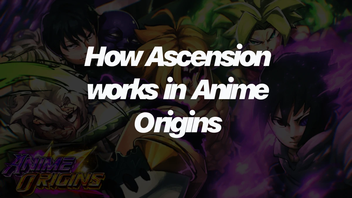 How Ascension works in Anime Origins