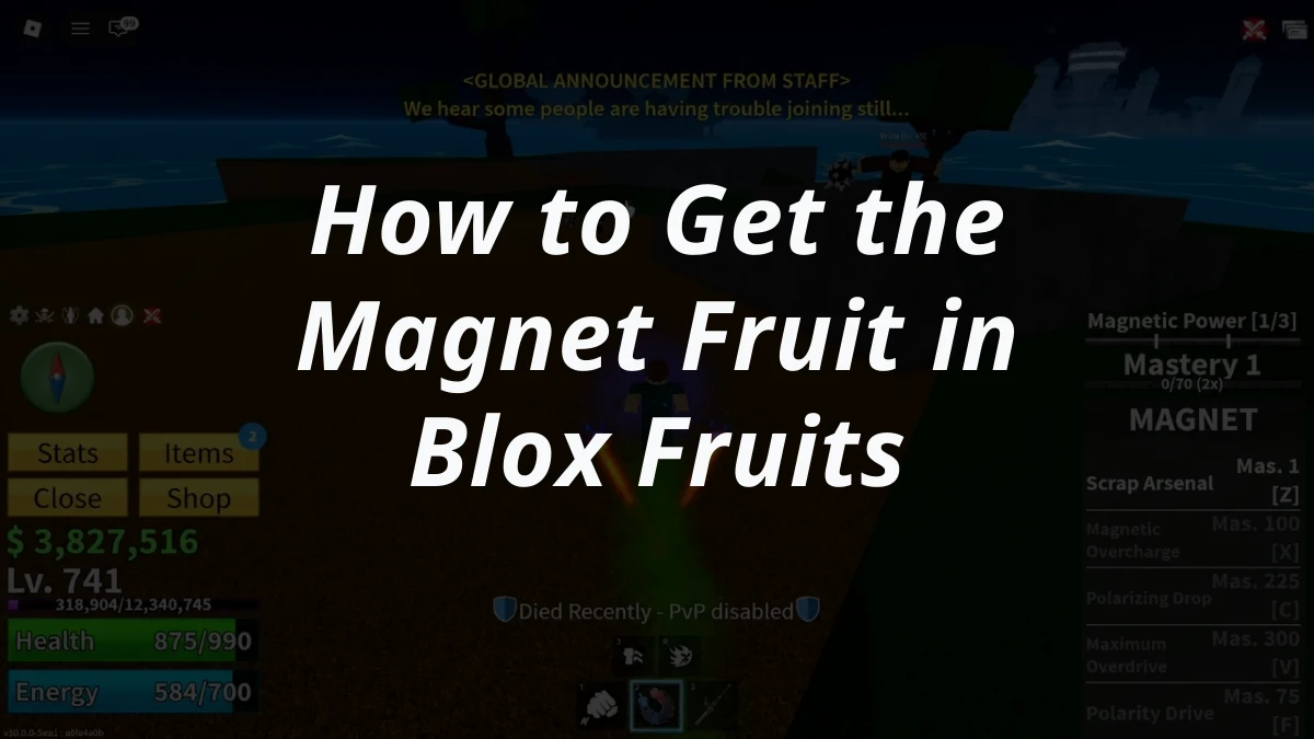 How to Get the Magnet Fruit in Blox Fruits
