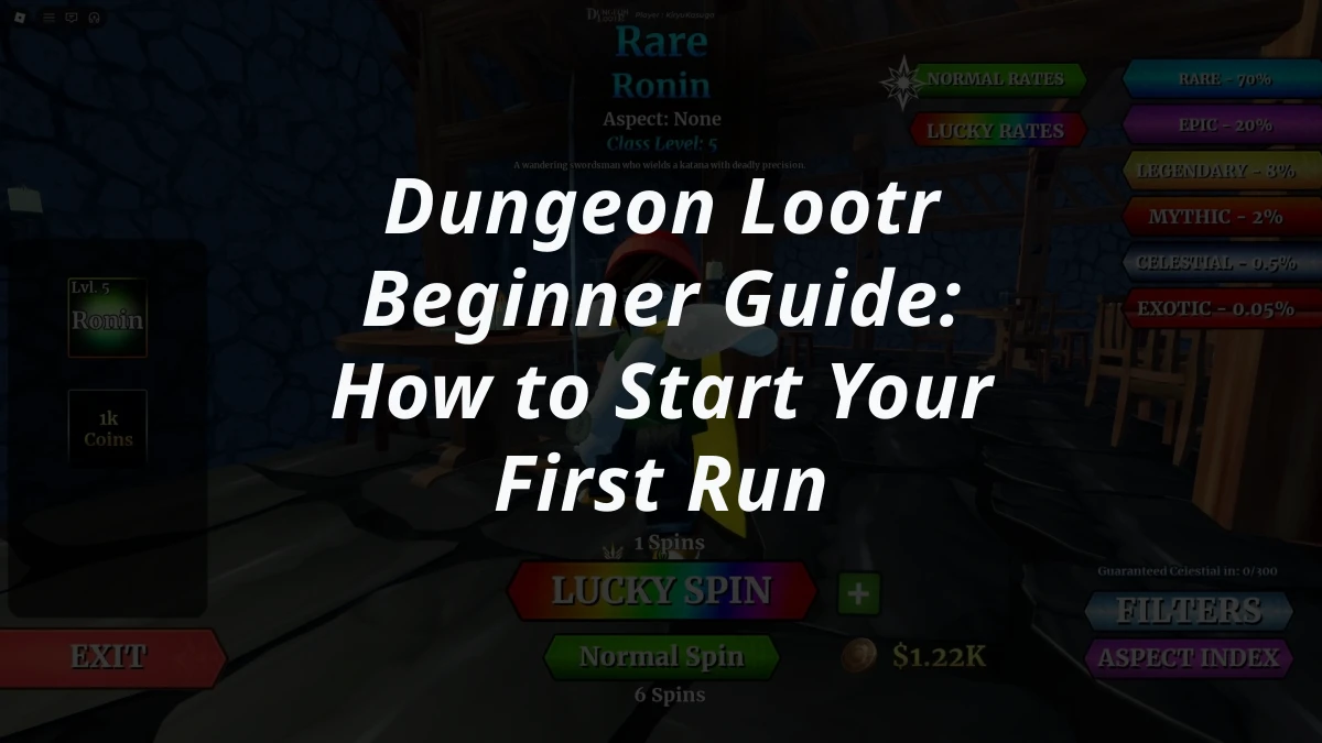 Dungeon Lootr Beginner Guide: How to Start Your First Run