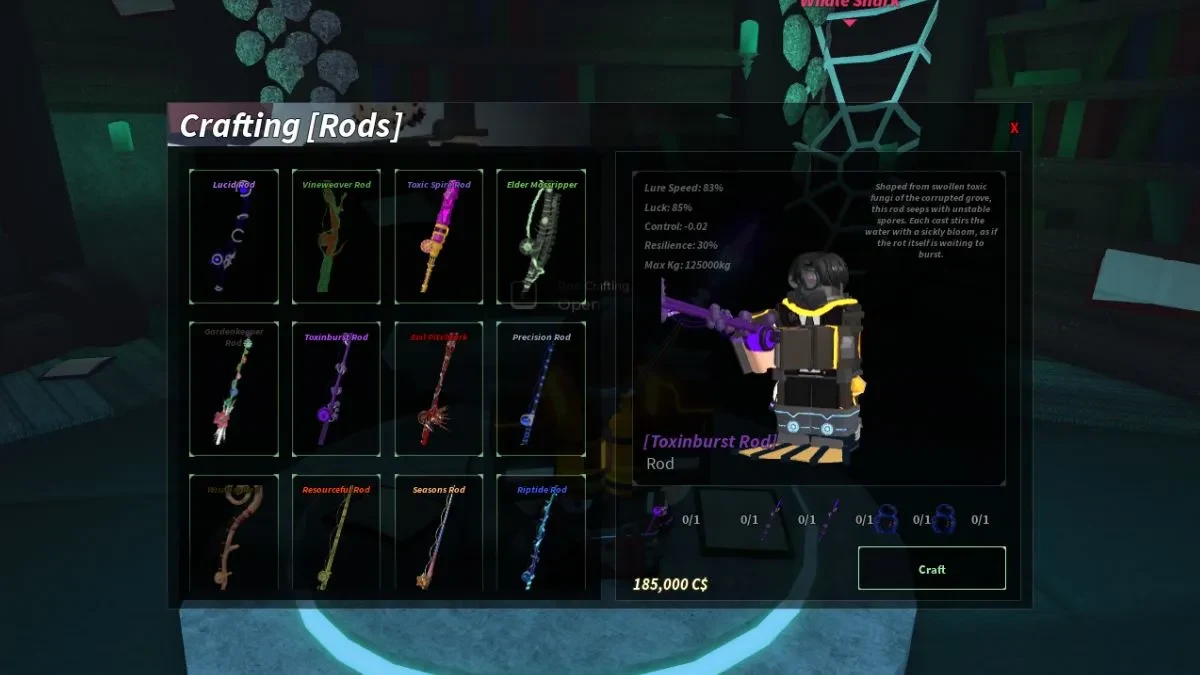 How to Get Noxious Mutation in Fisch Roblox (Toxinburst Rod)
