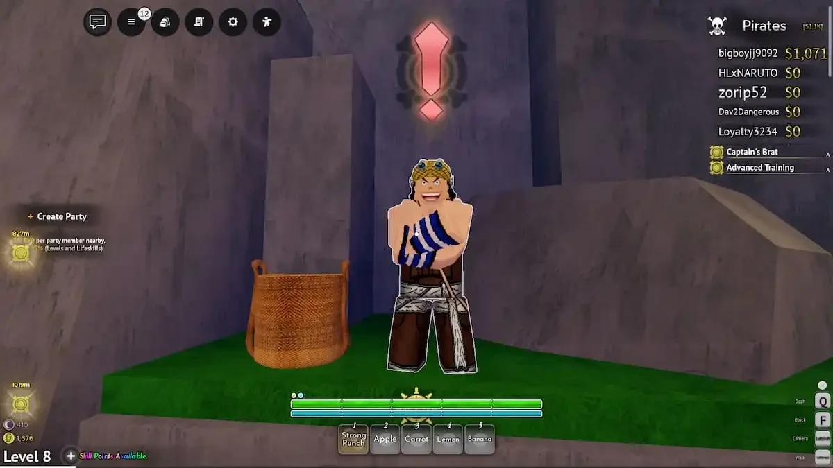 Captain Esopo near the rocky Maple Village shore and raid area