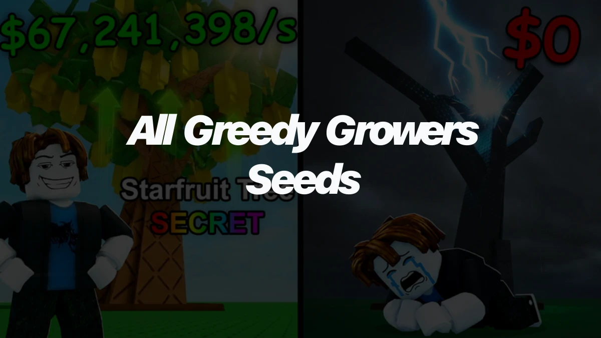All Greedy Growers Seeds: Costs, Rarities, and Spawn Chances
