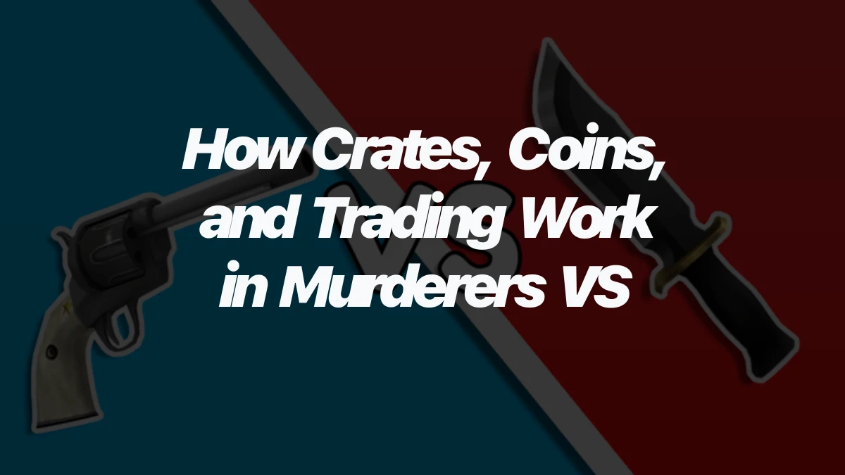 How Crates, Coins, and Trading Work in Murderers VS Sheriffs
