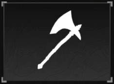 Curved Handle Axe