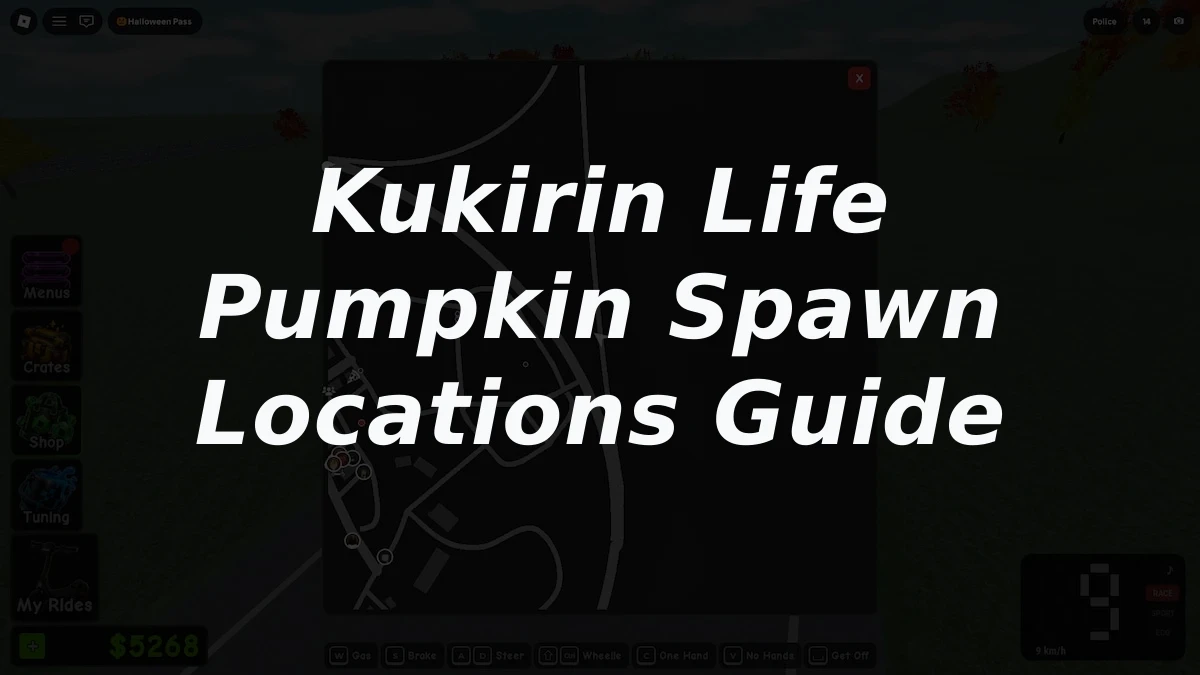 Kukirin Life Pumpkin Spawn Locations Guide
