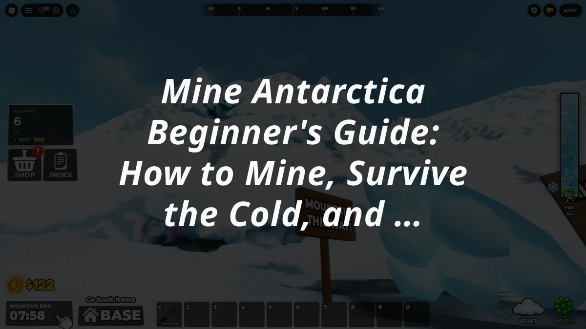 Mine Antarctica Beginner's Guide: How to Mine, Survive the Cold, and Upgrade