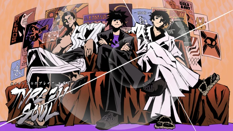 TYPE://SOUL characters representing different anime factions