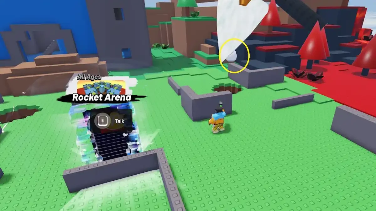Rocket Arena portal labeled Rocket Arena in the 2008 event hub