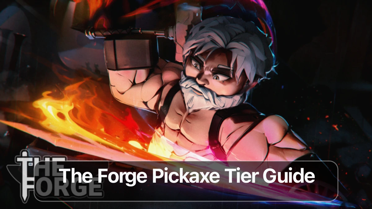 The Forge Pickaxe Progression Guide & Tier List