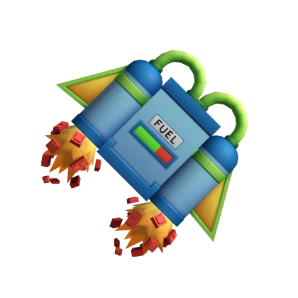 Brick-Blast Jetpack blue Roblox UGC reward
