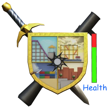 Crest of the Canyon shield and weapons Roblox UGC reward