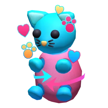 The KittyKånka blue cat and pink egg Roblox UGC reward