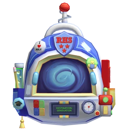Time Travel Schoolpack futuristic Roblox High School backpack reward