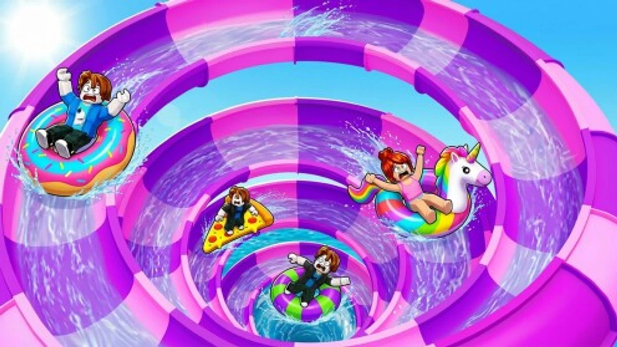Climb Waterslide and Slide