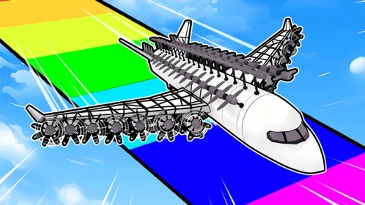 Plane Race with 99 Propellers