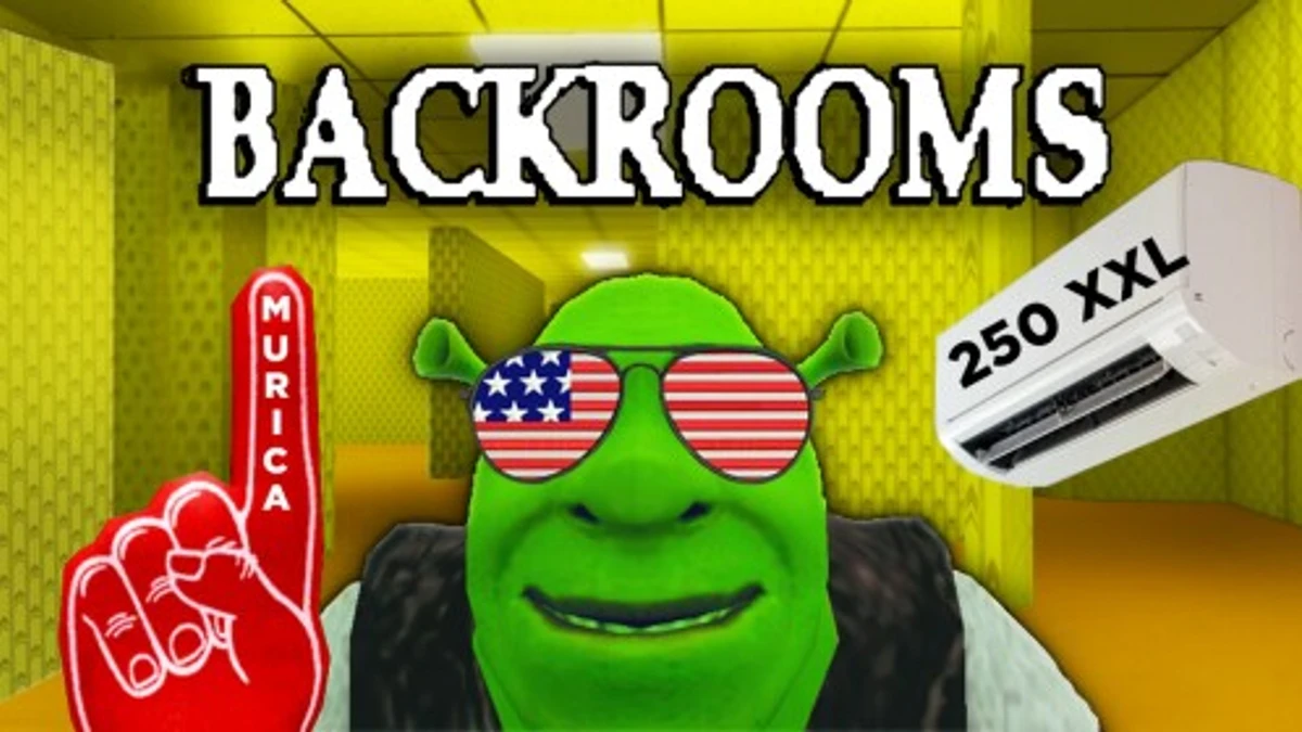 Shrek in The Backrooms