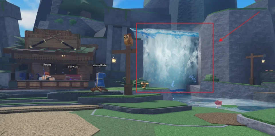 Starting Village Waterfall Cave