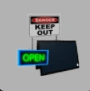 Signs props icon