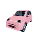 Pink Compact Car