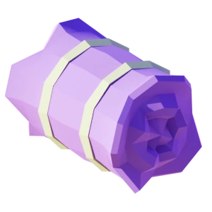 Purple Hay Bale