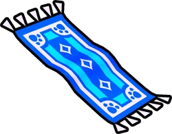 Blue Flying Carpet