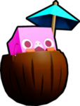 Coconut Flamingo