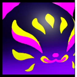Huge UV Kitsune Ball