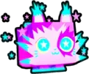 Neon Twilight Cat