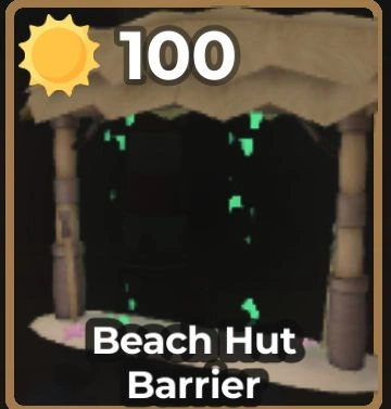 Beach Hut Barrier