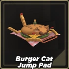 Burger Cat Jump Pad