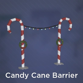 Candy Cane Barrier