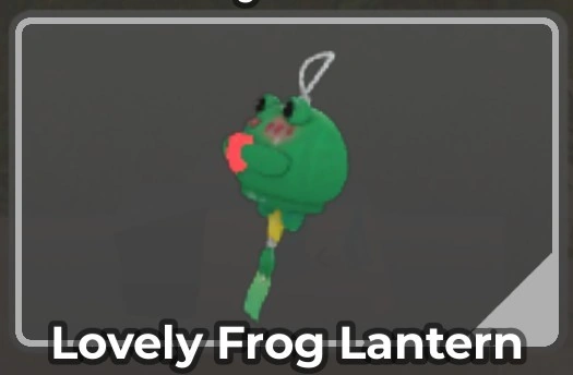 Lovely Frog Lantern