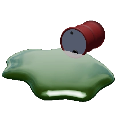 Oil Drum Spill