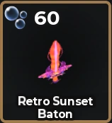 Retro Sunset Baton