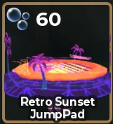 Retro Sunset Jump Pad