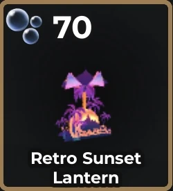 Retro Sunset Lantern