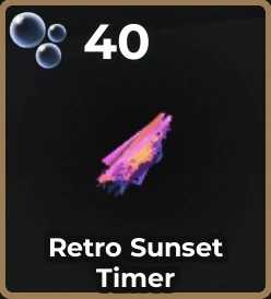 Retro Sunset Timer