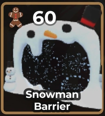 Snowman Barrier