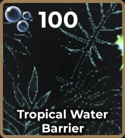 Tropical Water Barrier