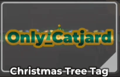 Christmas Tree Tag