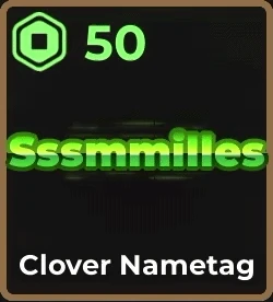 Clover Nametag