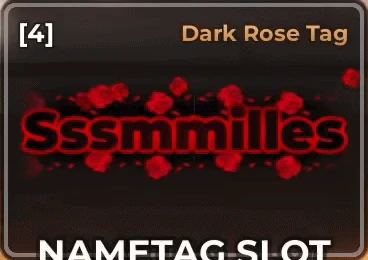 Dark Rose Tag