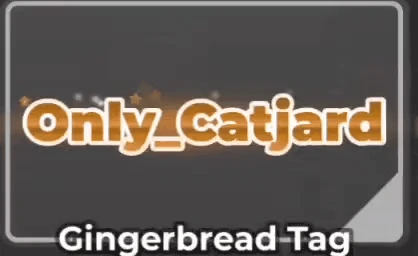 Gingerbread Tag
