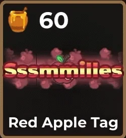 Red Apple Tag