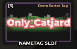 Retro Easter Tag
