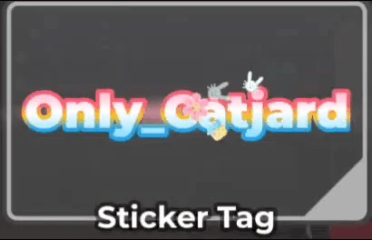 Sticker Tag
